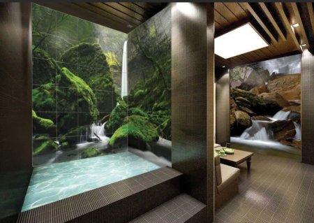 Фотоплитка водопад