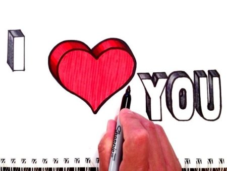 Рисунки Love you