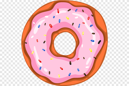 Нарисовать пончики сладости