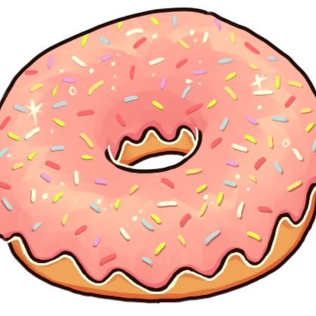 Пончик рисунок