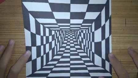 3д рисунок тоннель