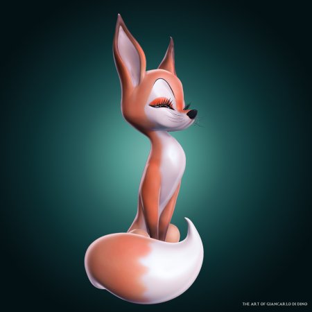 Лисенок арт