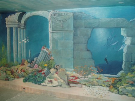 3д рисунки на стене