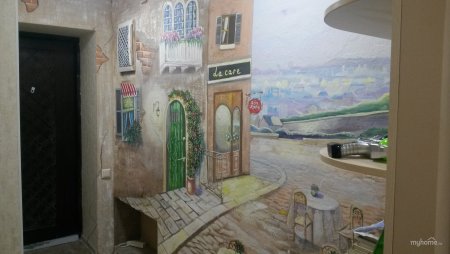Роспись стен в интерьере своими руками
