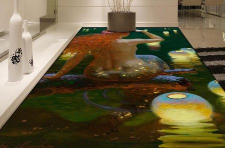 Самонивелирующийся наливной пол 3д