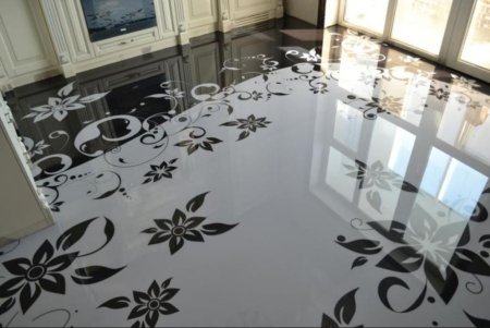 Декоративный полимерный пол