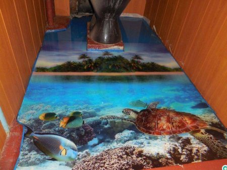 Заливной пол с рисунком 3д