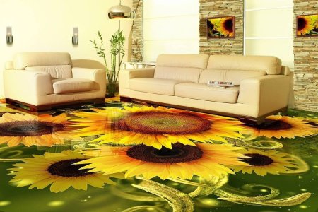 Наливной пол с рисунком 3d