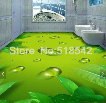 Наливные полимерные полы с орнаментом