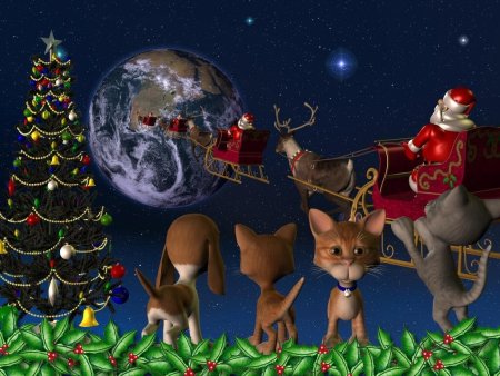 Новый год 3д