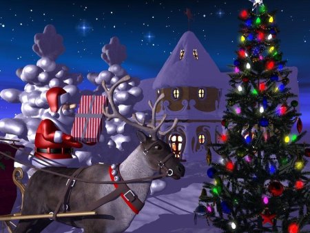 Новый год 3d