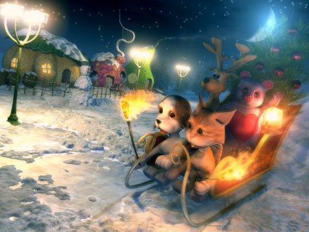 Рождество 3д