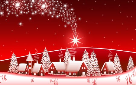 Новогодняя деревня