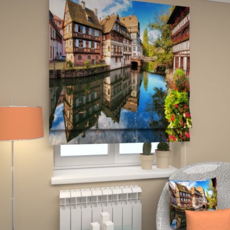 Римские шторы с фотопечатью