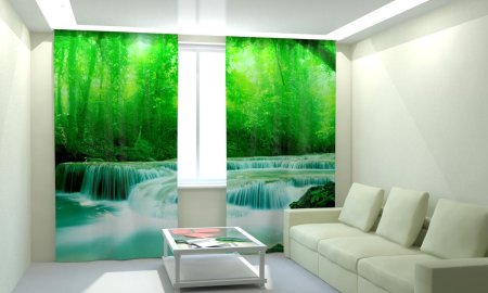 Шторы с фотопечатью с эффектом 3d