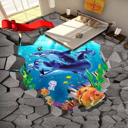 Наливной пол 3d версачи