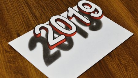 3d надписи на бумаге