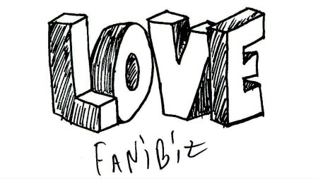 Объёмные надписи карандашом