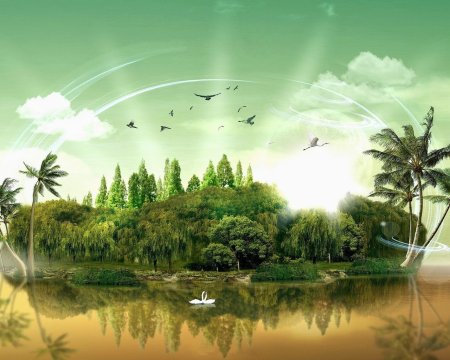 Райская природа