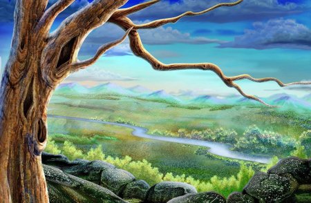 Пейзаж большой мир