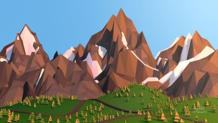 Полигональные горы