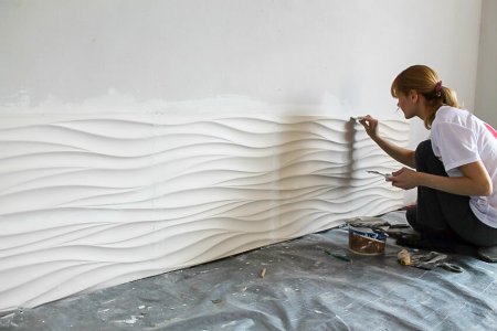 Барельеф в интерьере