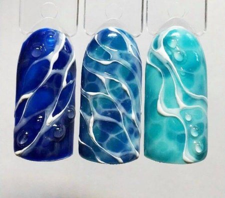 Маникюр по мокрому