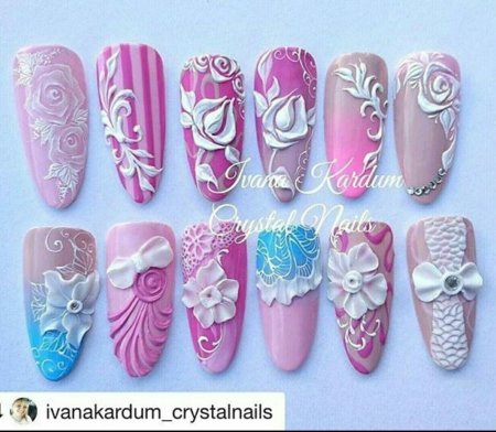 Гель паста лепка для ногтей