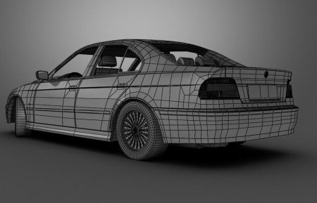 Трехмерная модель автомобиля