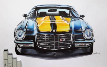 3д иллюстрация автомобиль