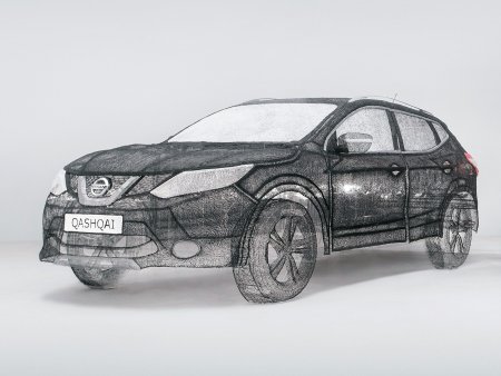 Ниссан Кашкай из 3д ручки