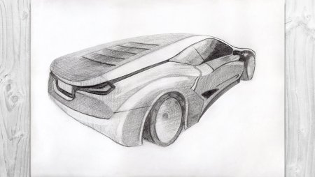 Объемная машина карандашом