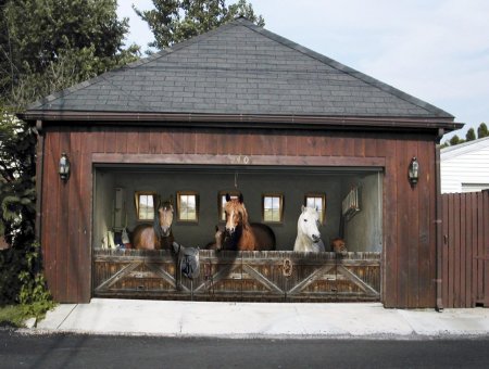 Украшение гаража