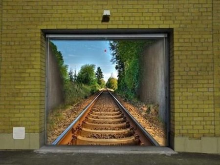 3д наклейки на гаражные ворота