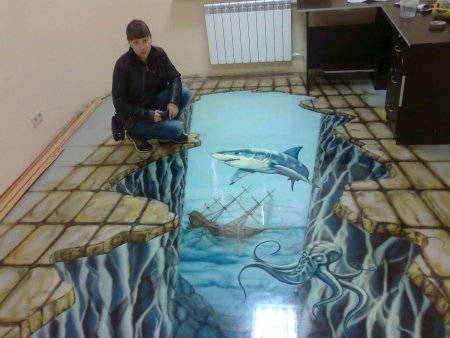 Наливной пол рисунок в 3 д