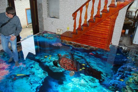 Самонивелирующийся наливной пол 3д