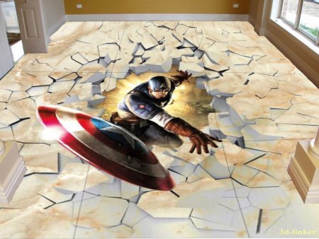 Линолеум 3д в зал