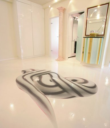 3d пол в коридор