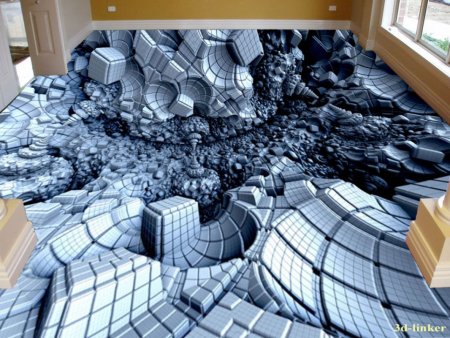 Линолеум с рисунком 3д