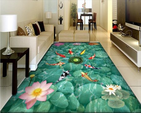 Красивый наливной пол