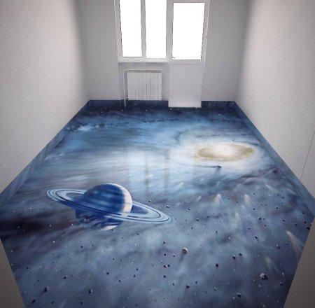 Пол наливной 3д самовыравнивающийся