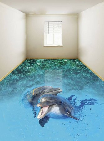 Наливные полы с 3д эффектом