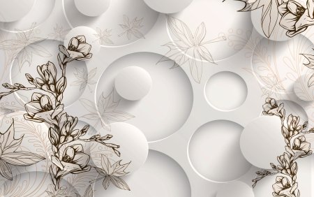 Объемные обои для стен