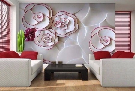 Фотообои 3d стена