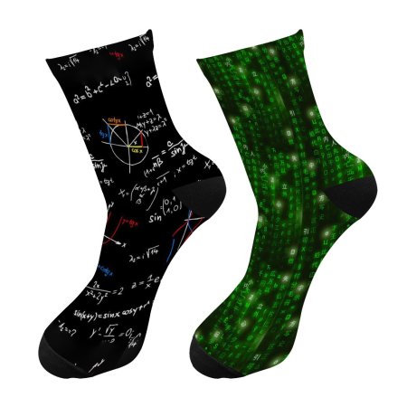 Носки с музыкальным принтом