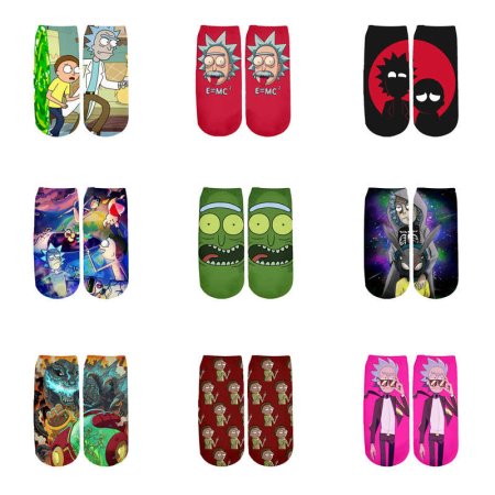 Носки Рик и Морти мужские
