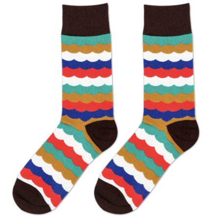 Цветные теплые носки