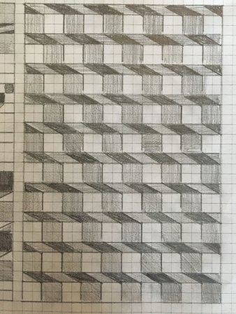 Рисунки на листике в клеточку