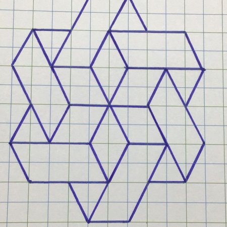 Геометрические фигуры по клеточкам