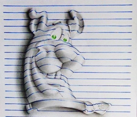 Прикольные рисунки в тетради